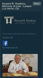 Mobile Screenshot of howardhawkinslaw.com