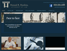 Tablet Screenshot of howardhawkinslaw.com
